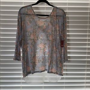 No Boundaries floral shirt size XL